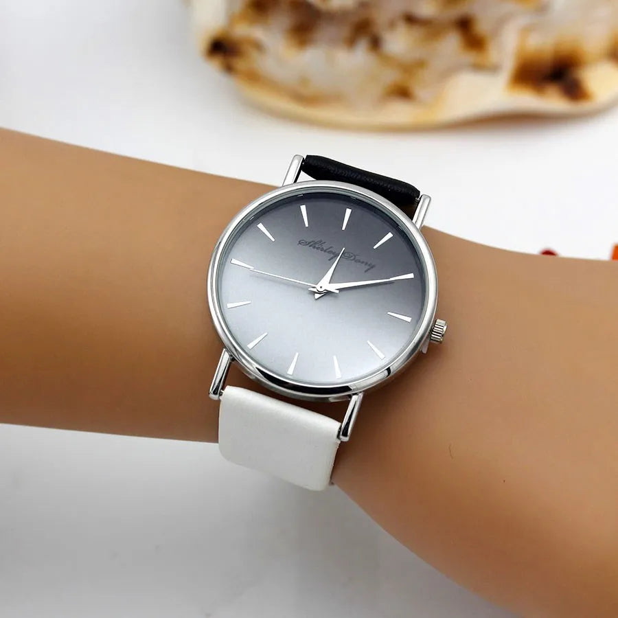 Minimalist Rainbow-Toned Women’s Watch