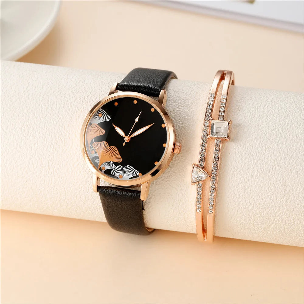 Elegant Nature-Inspired Women’s Watch