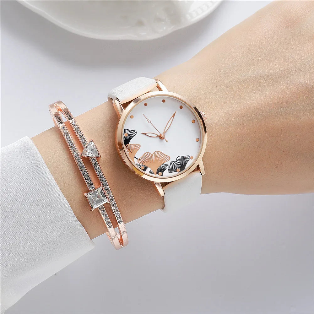 Elegant Nature-Inspired Women’s Watch