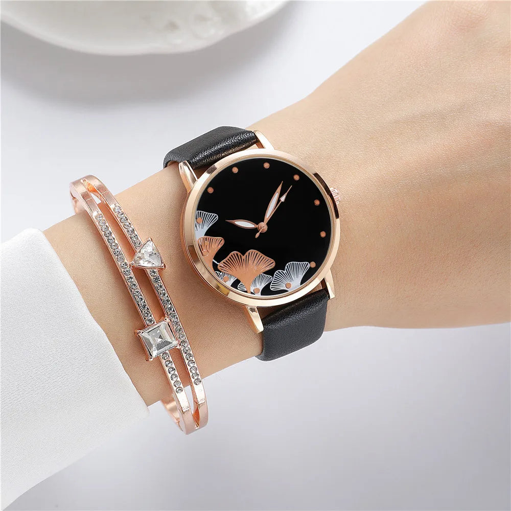 Elegant Nature-Inspired Women’s Watch