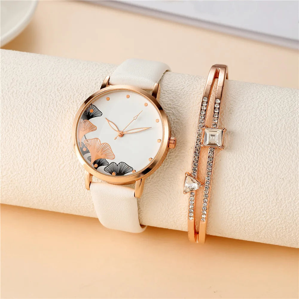 Elegant Nature-Inspired Women’s Watch